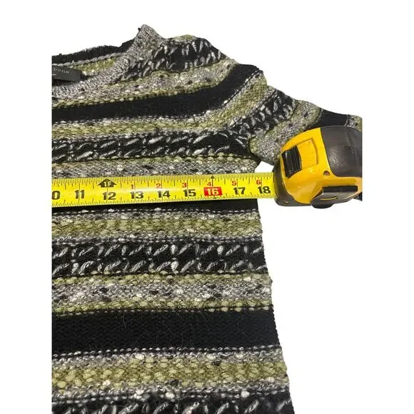 Rag and Bone New York size small striped wool blend sweater grunge chic - Picture 5 of 6